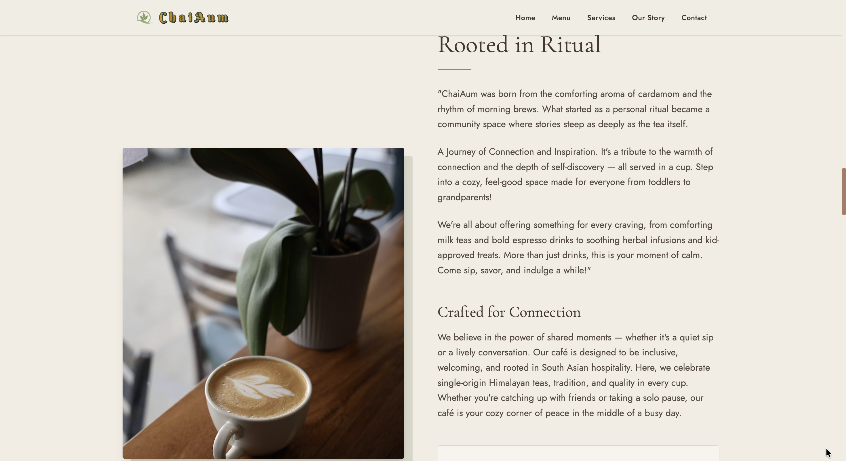 New chaiAum story page